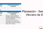 Guía Completa para la Planeación de Actividades en la Semana 2 de Noveno Año de EGB en Ecuador