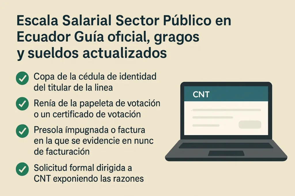 Escala salarial sector público