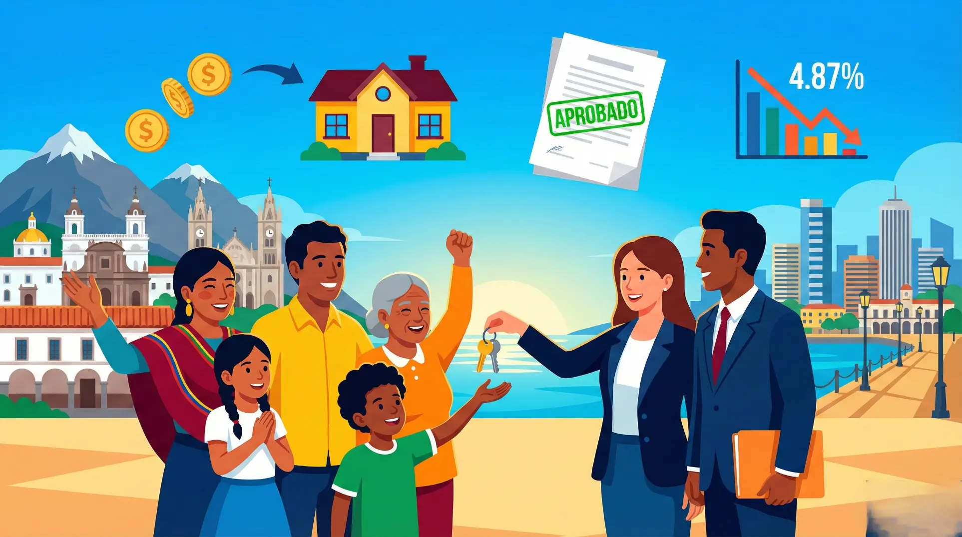 Crédito Miti Miti Ecuador 2026: Cómo Comprar tu Casa con el 5% de Entrada y Tasa 4,87%
